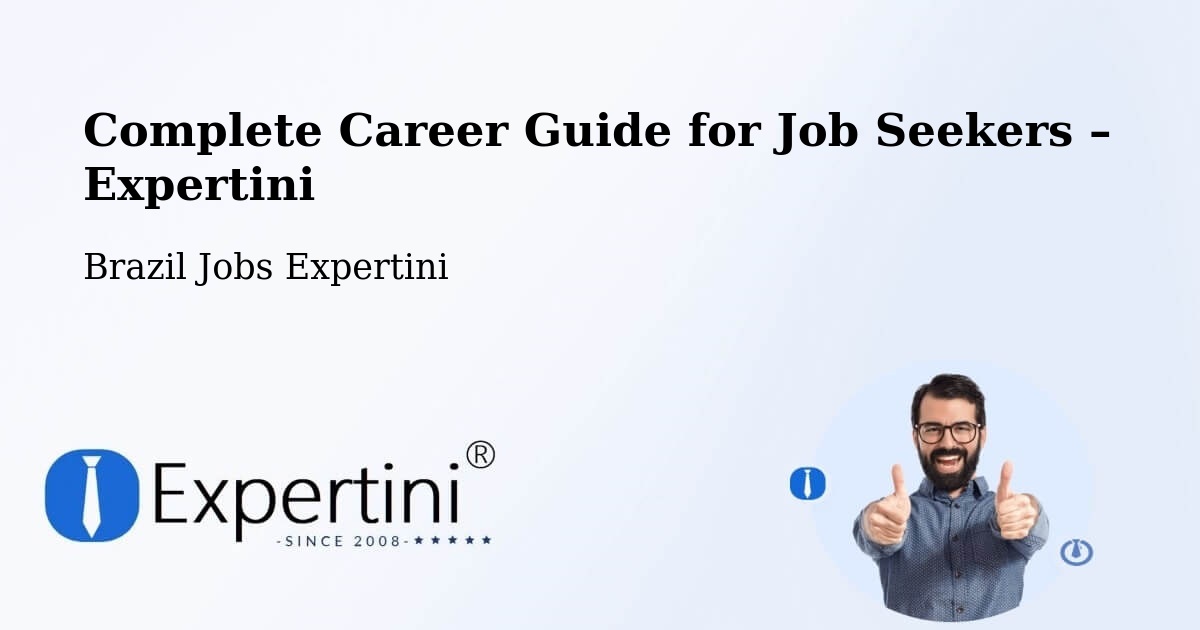 Career Guide for Job Seekers – Palmópolis - Palmópolis, Brazil Jobs Expertini